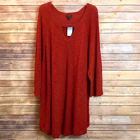 Torrid Sweaters - 🚫SOLD🚫 Torrid Keyhole Pullover Tunic 5X